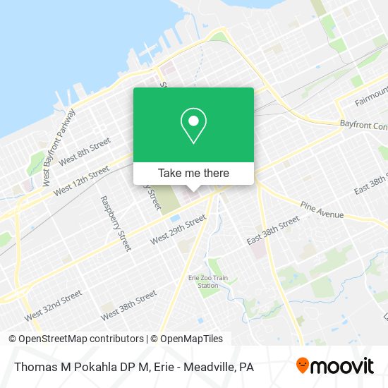 Thomas M Pokahla DP M map