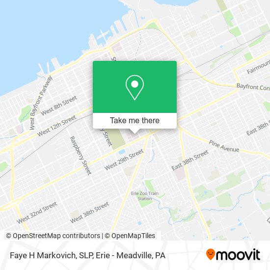 Faye H Markovich, SLP map