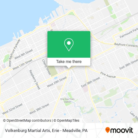 Volkenburg Martial Arts map