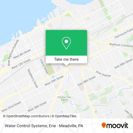 Water Control Systems map