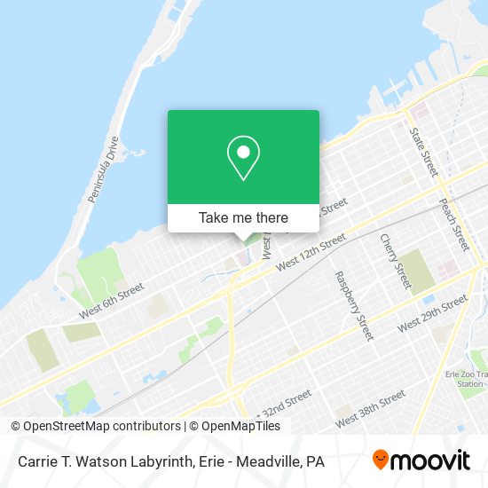 Carrie T. Watson Labyrinth map