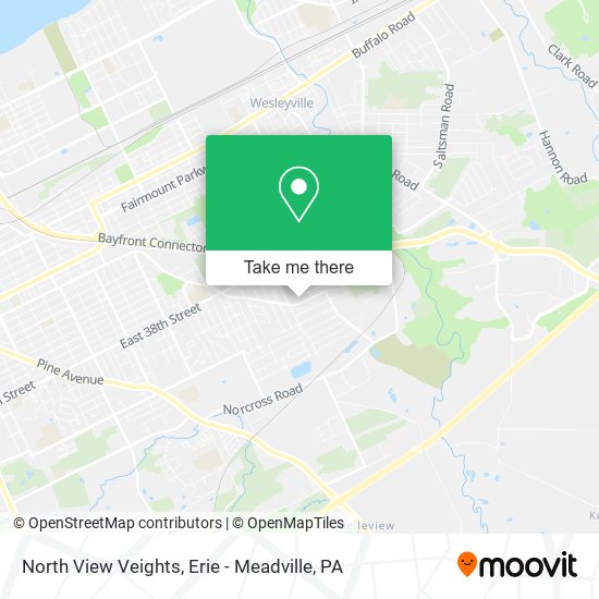 North View Veights map