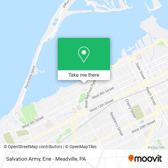 Mapa de Salvation Army