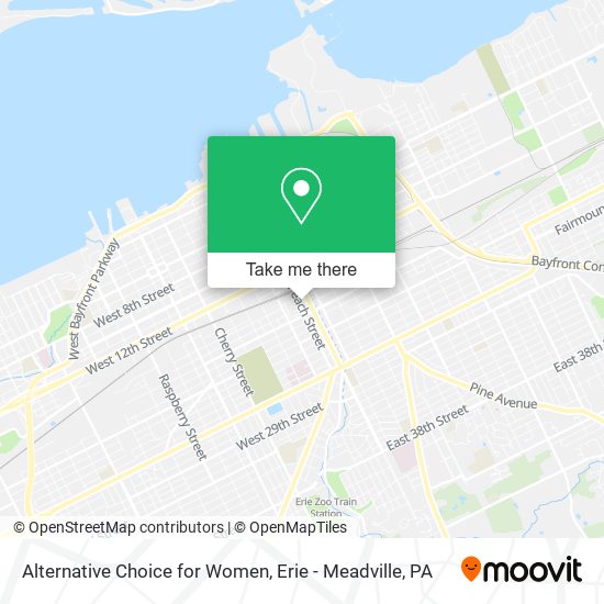 Mapa de Alternative Choice for Women