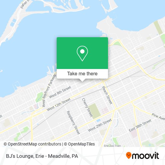 Mapa de BJ's Lounge