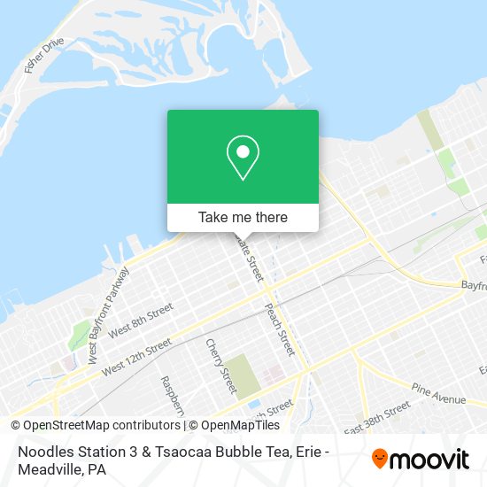 Noodles Station 3 & Tsaocaa Bubble Tea map