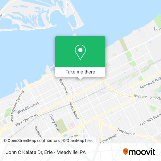 John C Kalata Dr map