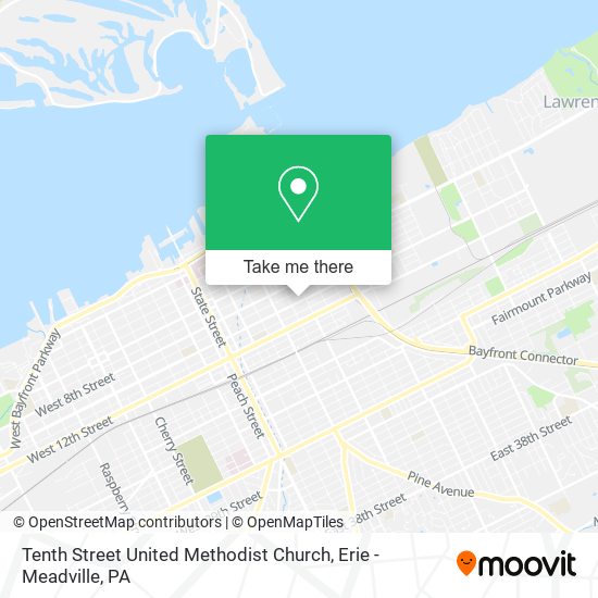 Tenth Street United Methodist Church map