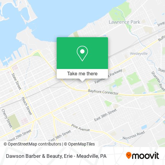 Mapa de Dawson Barber & Beauty