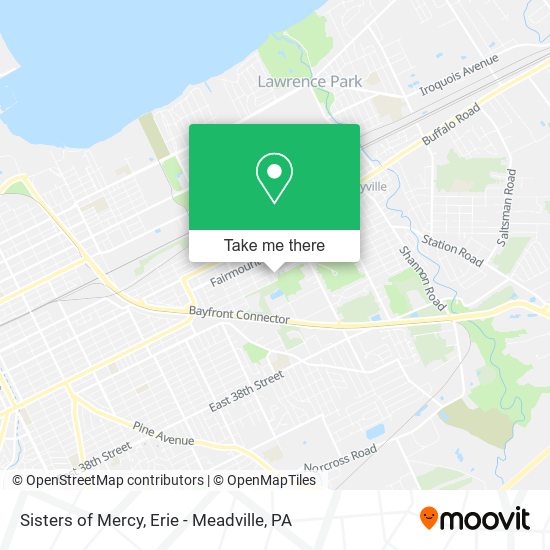 Sisters of Mercy map