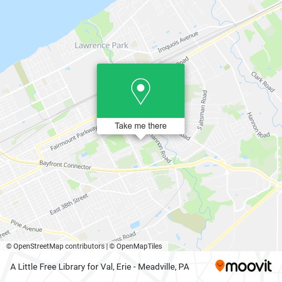 A Little Free Library for Val map