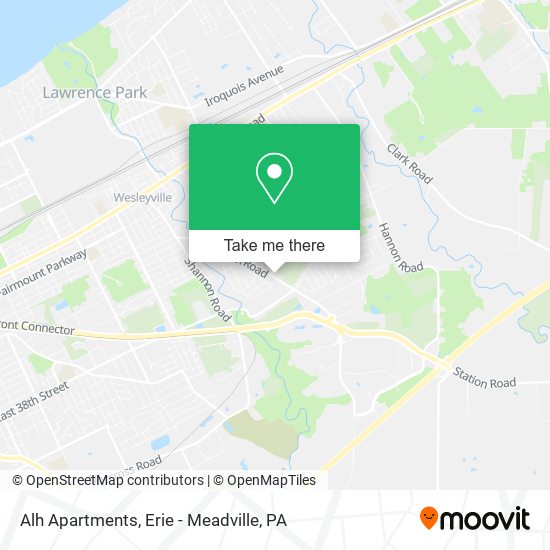 Mapa de Alh Apartments
