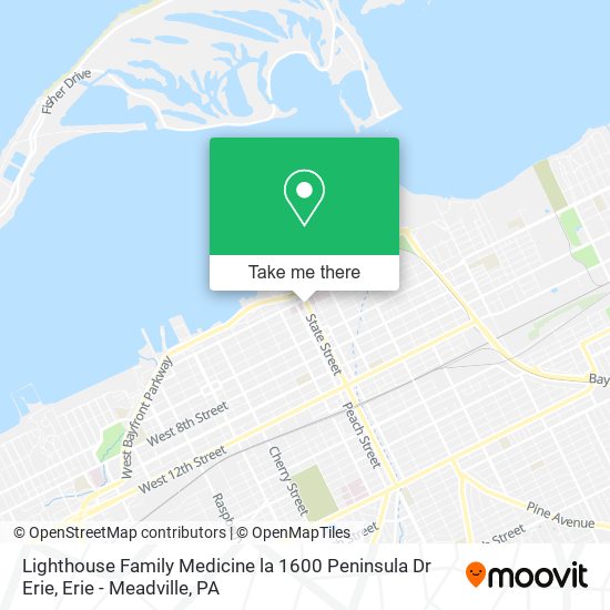 Lighthouse Family Medicine la 1600 Peninsula Dr Erie map