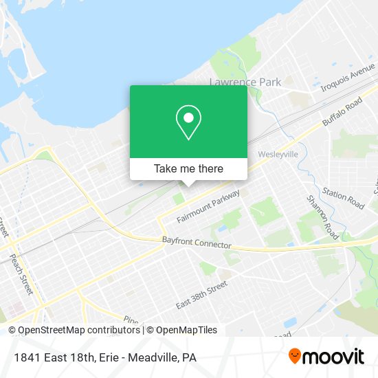 Mapa de 1841 East 18th