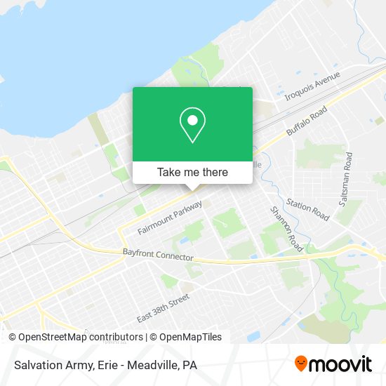 Salvation Army map