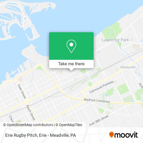 Erie Rugby Pitch map