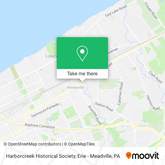 Mapa de Harborcreek Historical Society