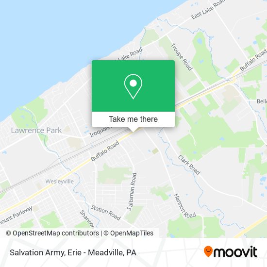 Salvation Army map