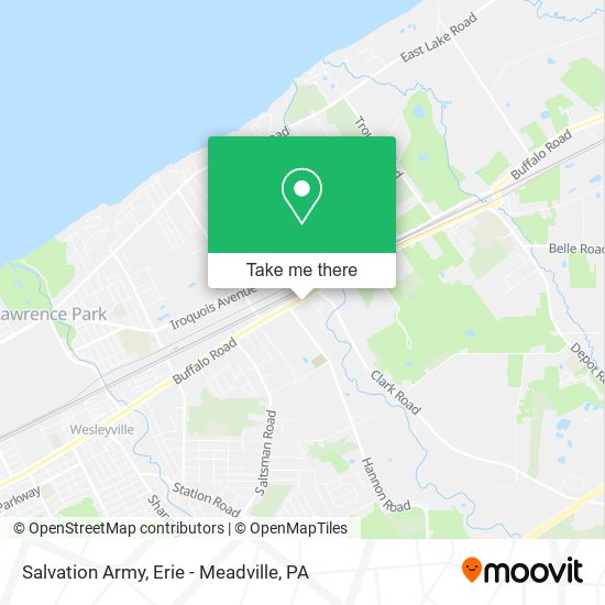 Salvation Army map