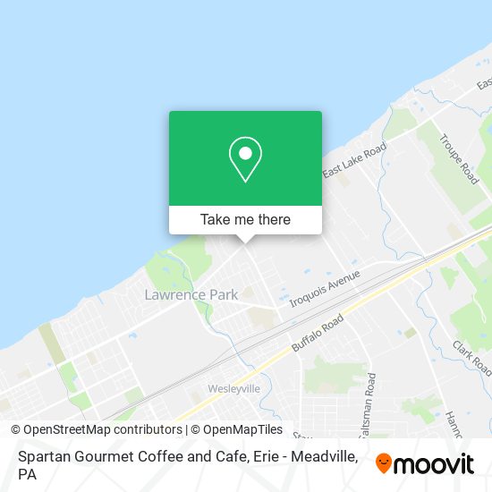 Mapa de Spartan Gourmet Coffee and Cafe