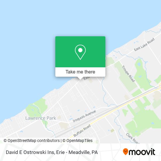 David E Ostrowski Ins map
