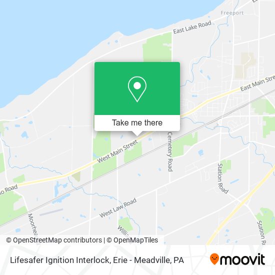 Lifesafer Ignition Interlock map