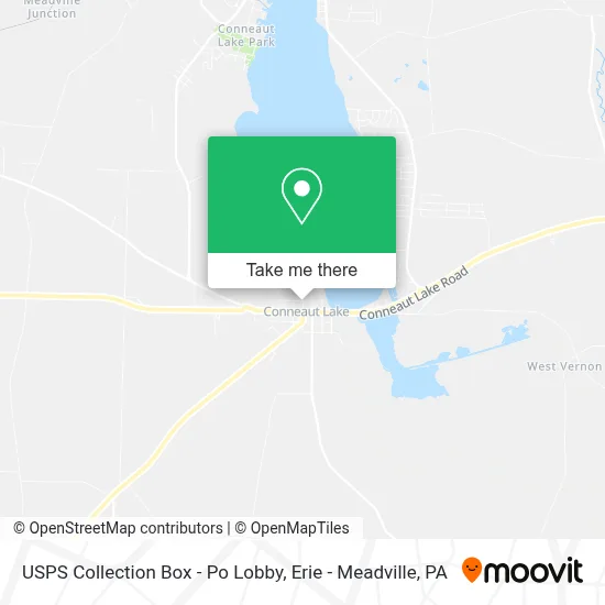 USPS Collection Box - Po Lobby map