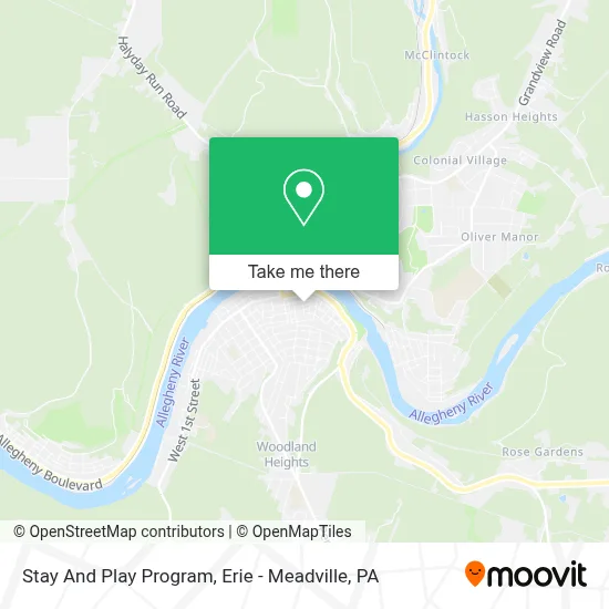 Stay And Play Program map