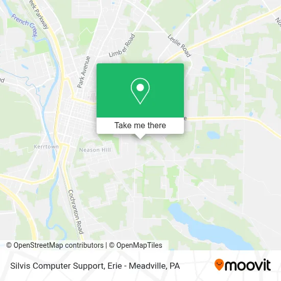 Silvis Computer Support map