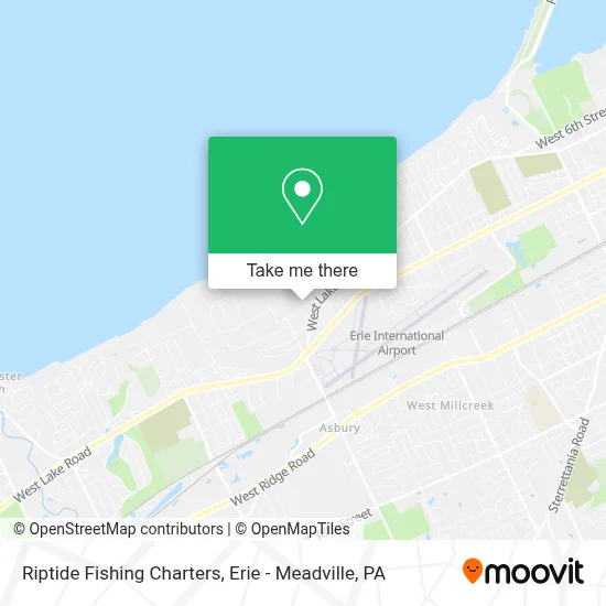 Riptide Fishing Charters map