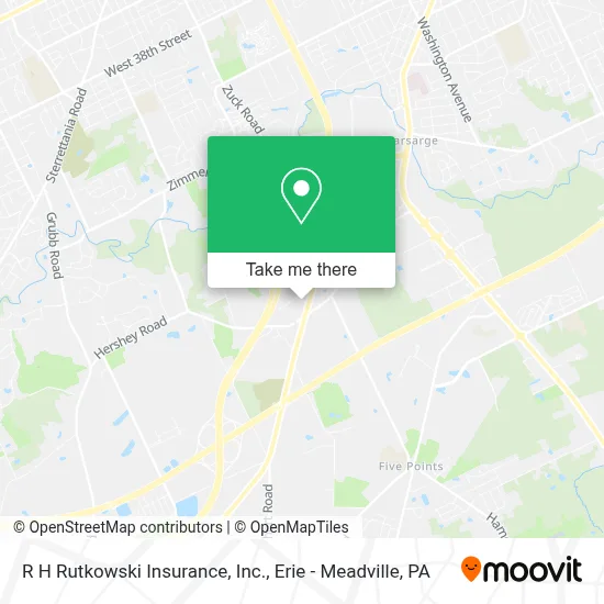 R H Rutkowski Insurance, Inc. map