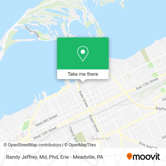 Randy Jeffrey, Md, Phd map