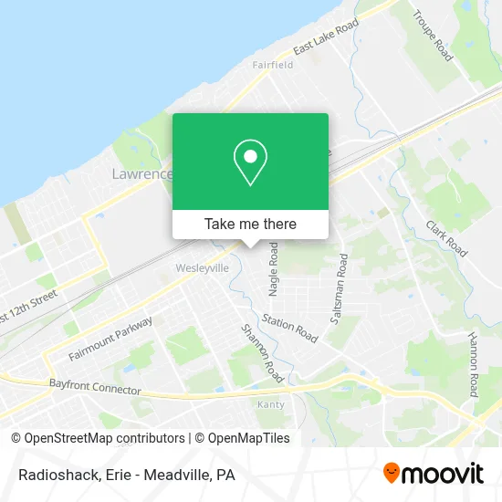Radioshack map