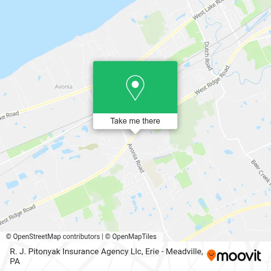 R. J. Pitonyak Insurance Agency Llc map