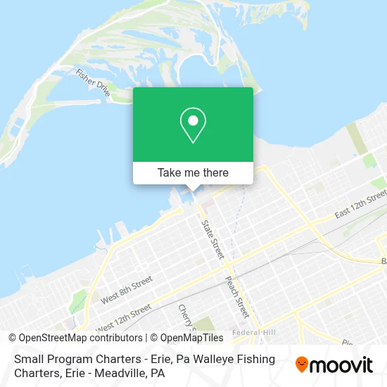 Small Program Charters - Erie, Pa Walleye Fishing Charters map