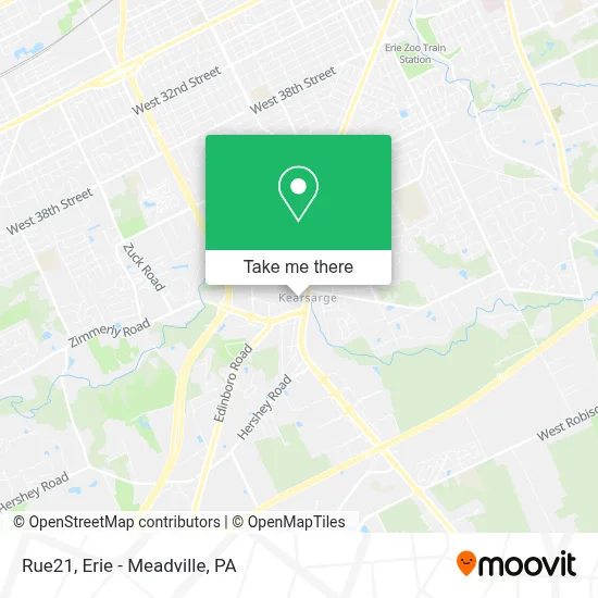 Rue21 map