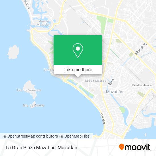 La Gran Plaza Mazatlán map