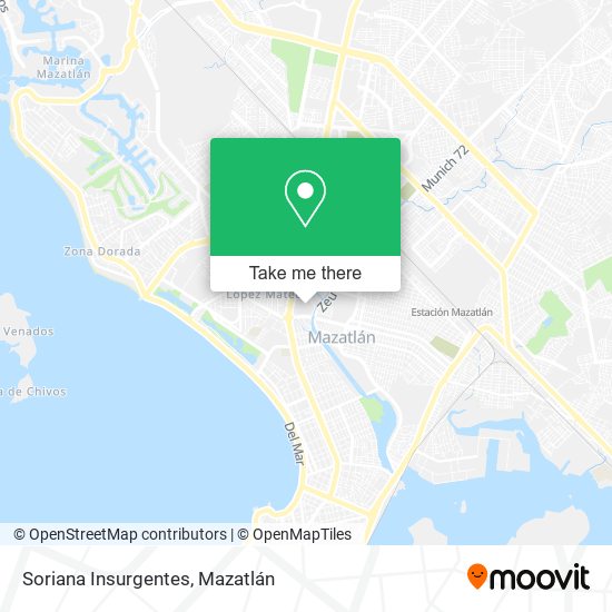 Soriana Insurgentes map