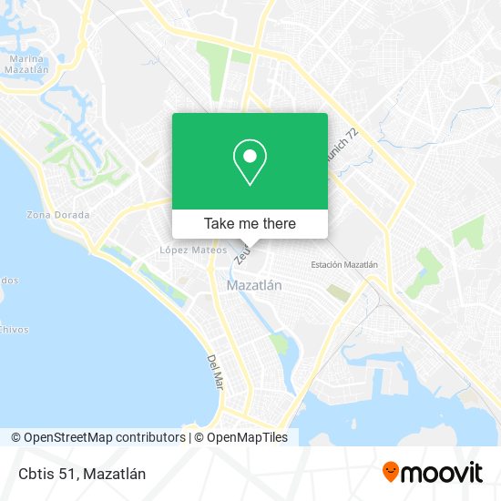 Mapa de Cbtis 51