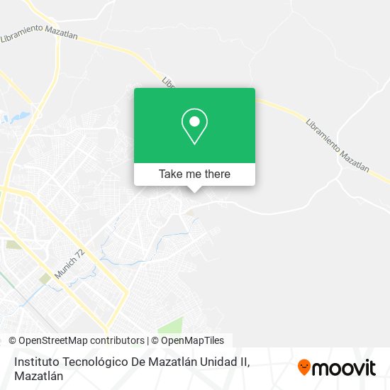 Mapa de Instituto Tecnológico De Mazatlán Unidad II