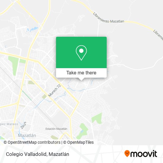 Colegio Valladolid map