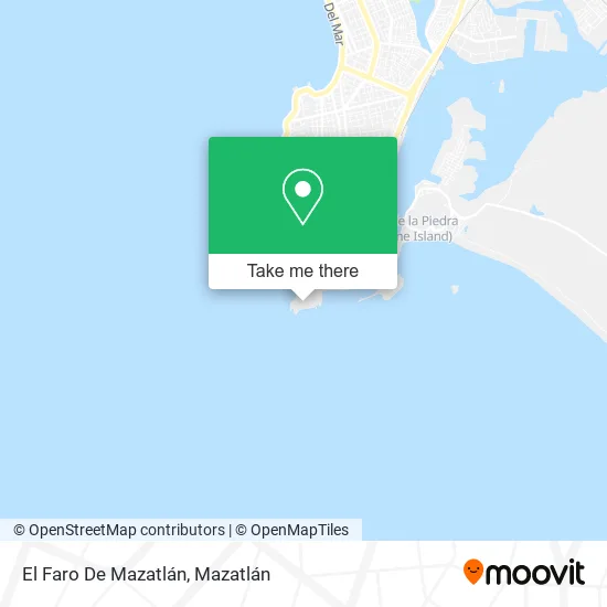 El Faro De Mazatlán map