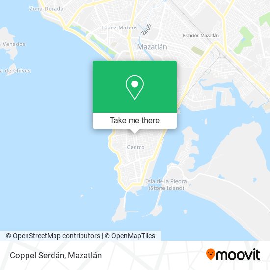 Mapa de Coppel Serdán