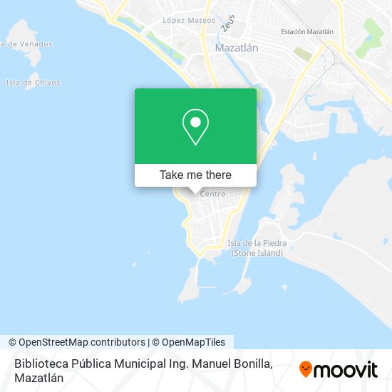 Mapa de Biblioteca Pública Municipal Ing. Manuel Bonilla
