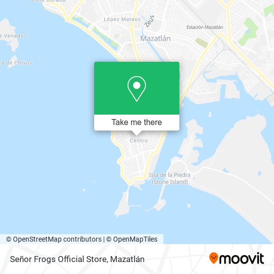 Señor Frogs Official Store map
