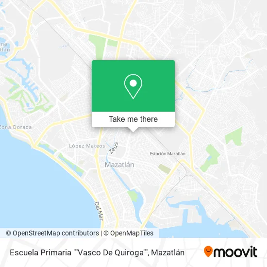 Mapa de Escuela Primaria ""Vasco De Quiroga""