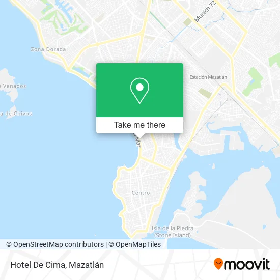 Hotel De Cima map