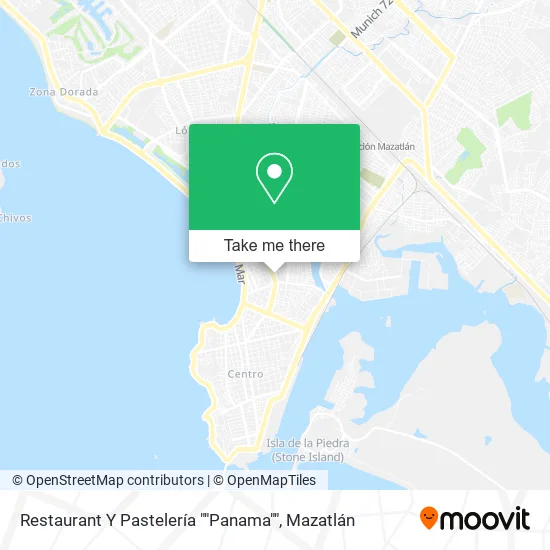 Restaurant Y Pastelería ""Panama"" map