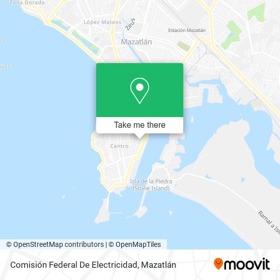 Mapa de Comisión Federal De Electricidad