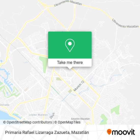 Primaria Rafael Lizarraga Zazueta map